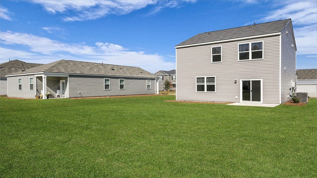 Exterior details and patio area of a home in Carolina Groves, Moncks Corner (Image 23). Exterior details and patio area of a home in Carolina Groves, Moncks Corner (Image 23).