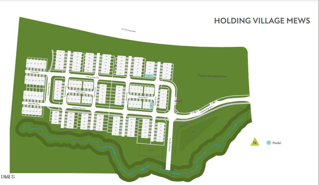 The Mews at Holding Village Site Map Sep