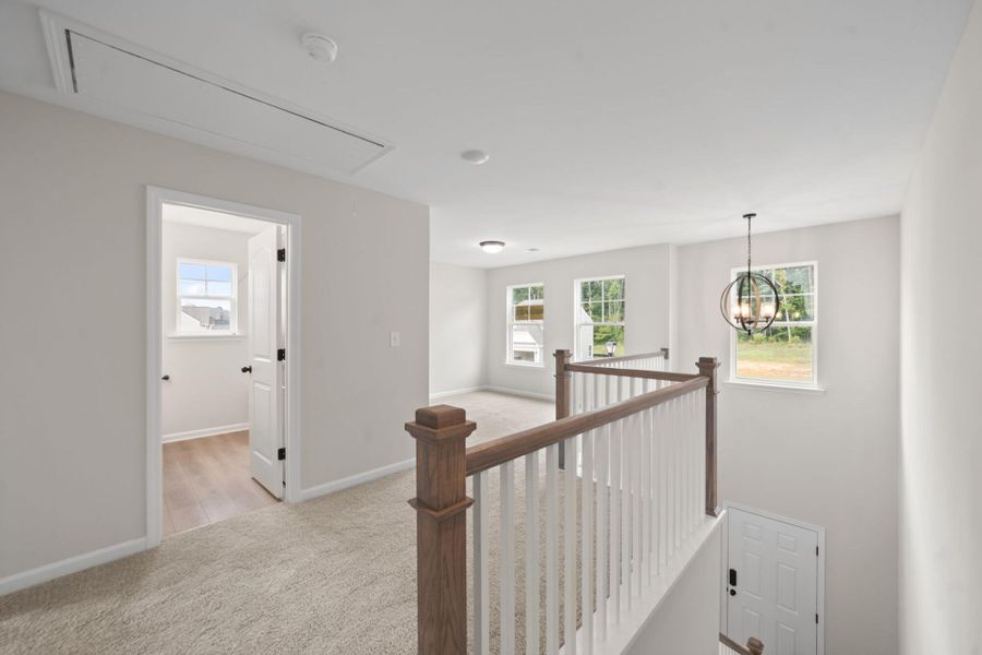 Spacious, unfurnished interior of a new home in Chandler Ridge, McLeansville (Image 23).