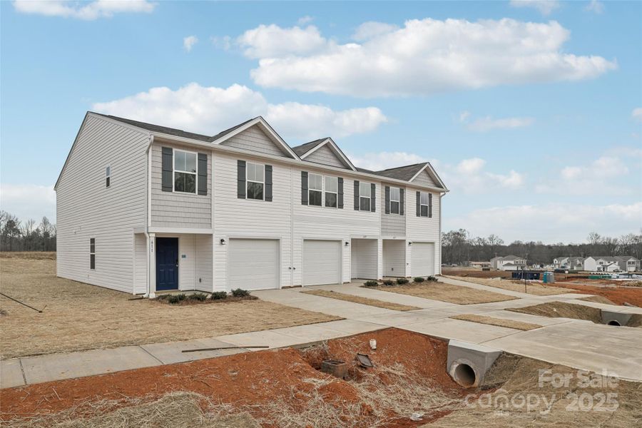 In-progress construction of a new home in The Towns at Green Needles, Lexington, NC (Image 10).