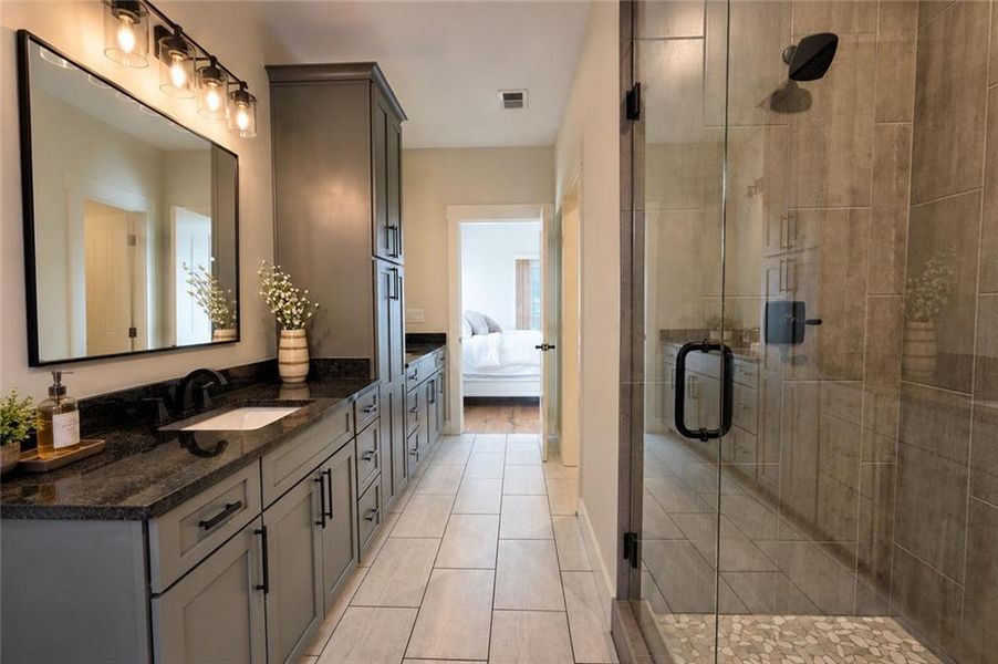 Furnished interior view inside a new home in , Hiawassee (Image 14).