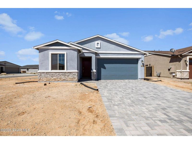 In-progress construction of a new home in North Ridge at Pronghorn Ranch, Prescott Valley, AZ (Image 38).