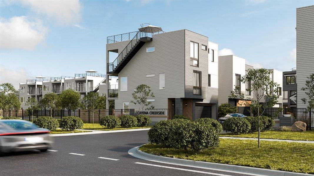 Condo located in Austin, TX showcasing its design and architecture (Image 3).