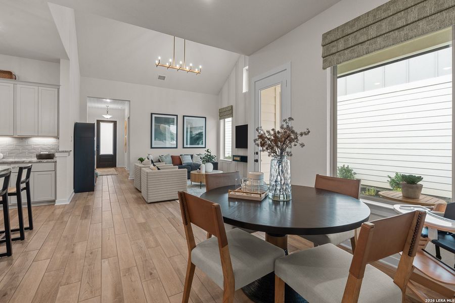 Furnished interior view inside a new home in The Crossvine, Schertz (Image 19).