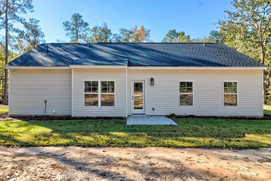 Exterior details and patio area of a home in , Orangeburg (Image 17).