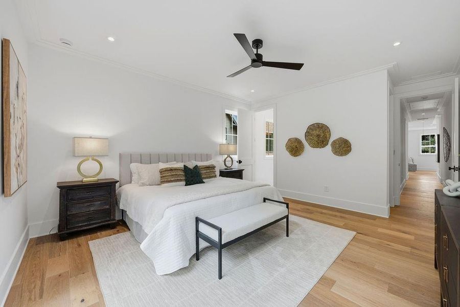 Furnished interior view inside a new home in , Atlanta (Image 17).