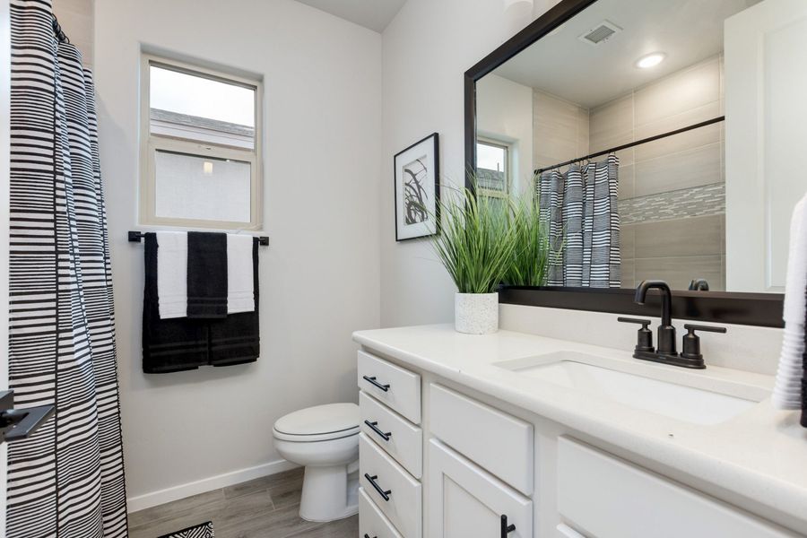 Representative furnished interior of a home built from the Santa Rosa by Hakes Brothers in Paseo Del Este, El Paso (Image 15).