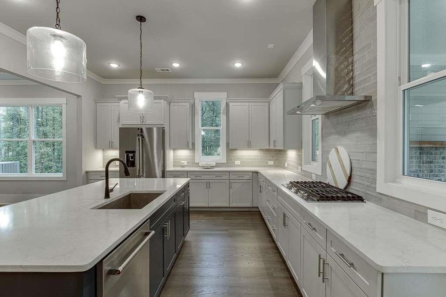 Furnished interior view inside a new home in , Dacula (Image 15).