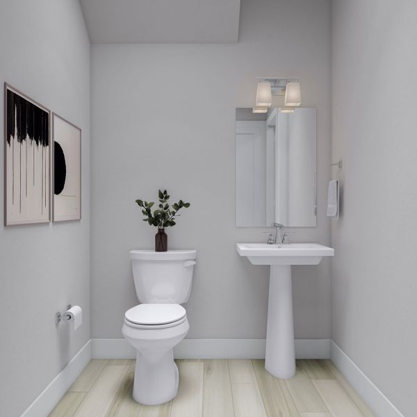 Furnished interior view inside a new home in Woodson’s Reserve, Spring (Image 7).