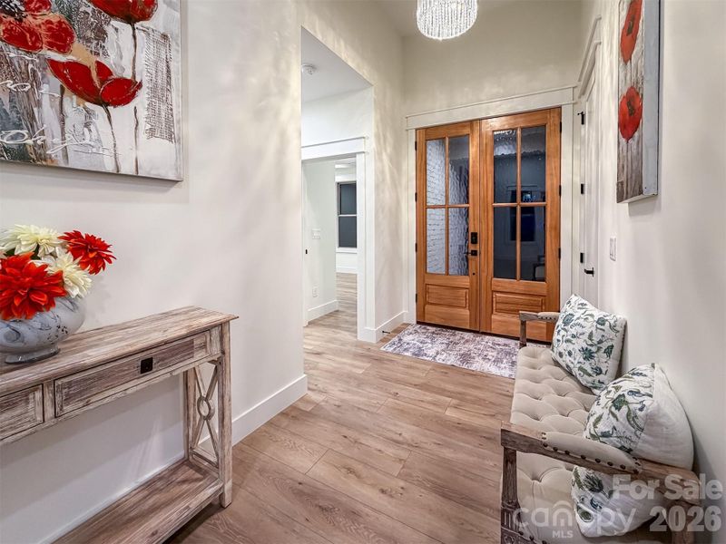 Furnished interior view inside a new home in , Newton (Image 6).