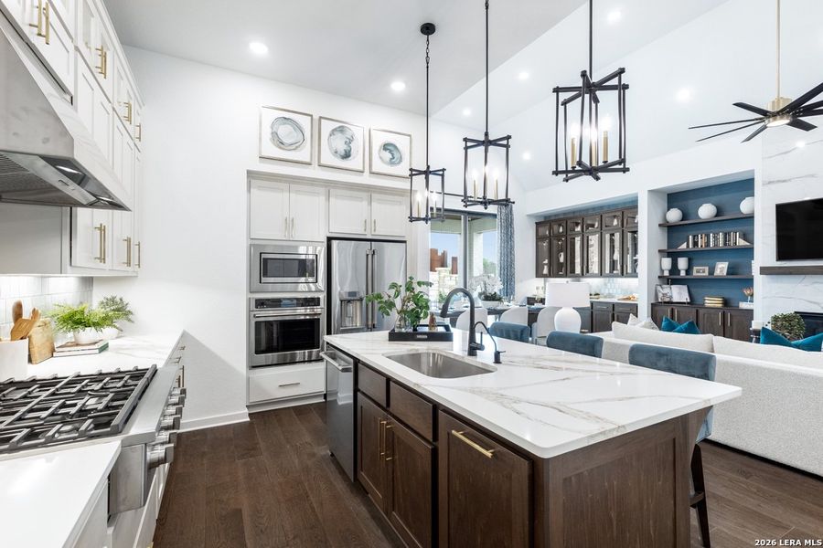 Furnished interior view inside a new home in The Ranches at Creekside, Boerne (Image 5).