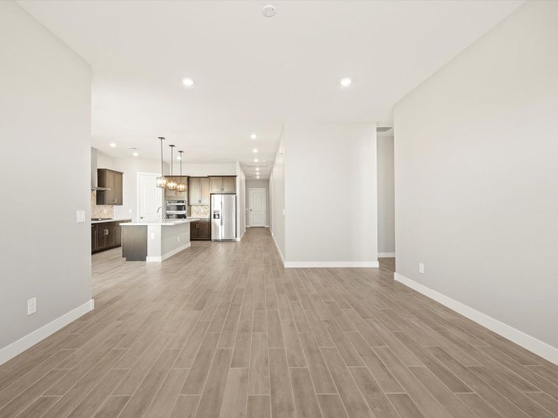 Spacious, unfurnished interior of a new home in White Tank Foothills Reserve Series, Waddell (Image 11).