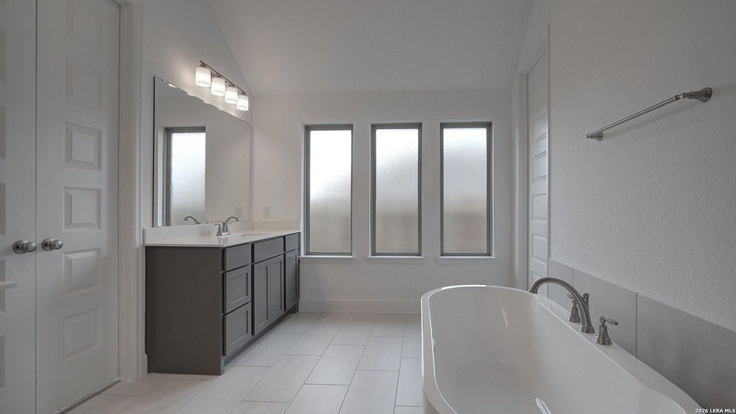 Furnished interior view inside a new home in Alsatian Oaks, Castroville (Image 6).
