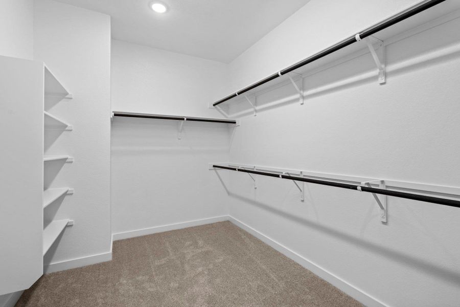 Walk-in closet in Primary Bedroom
