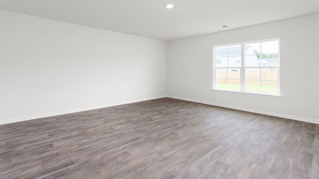 Representative unfurnished interior of a home built from the Kyle by D.R. Horton in Foxtail, Yadkinville (Image 19).