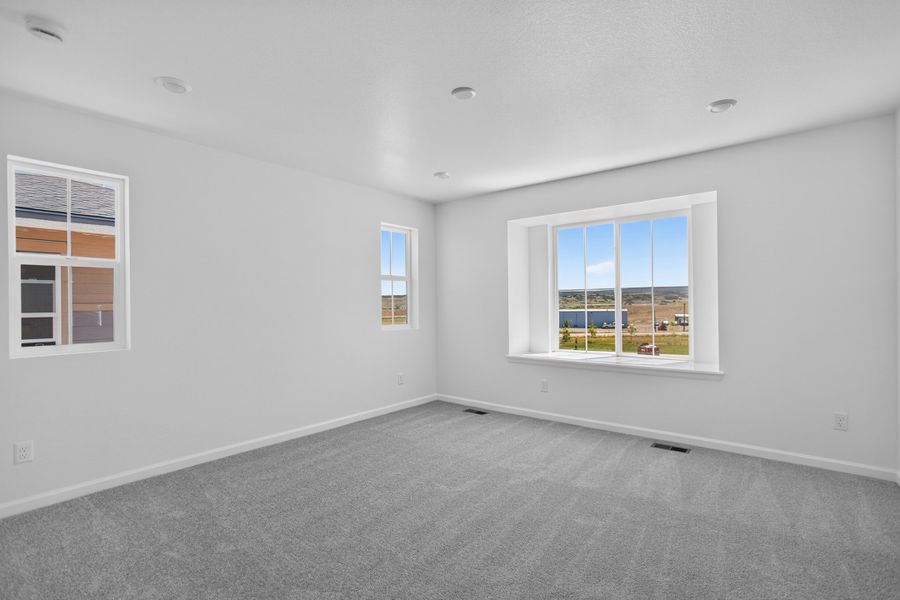 Spacious, unfurnished interior of a new home in Sterling Ranch Ascent Village, Littleton (Image 23). Spacious, unfurnished interior of a new home in Sterling Ranch Ascent Village, Littleton (Image 23).