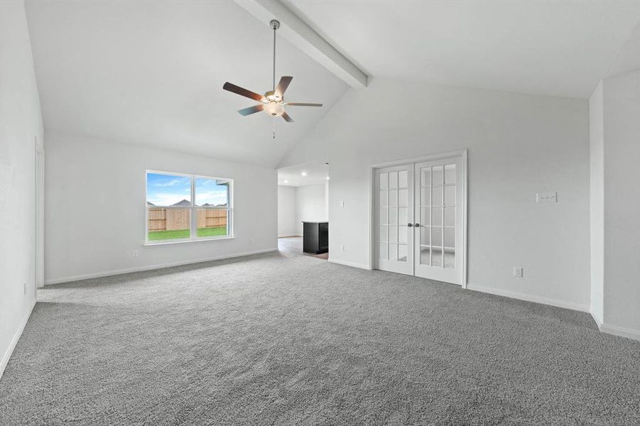 Spacious, unfurnished interior of a new home in Retreat at Fossil Creek, Fort Worth (Image 8).