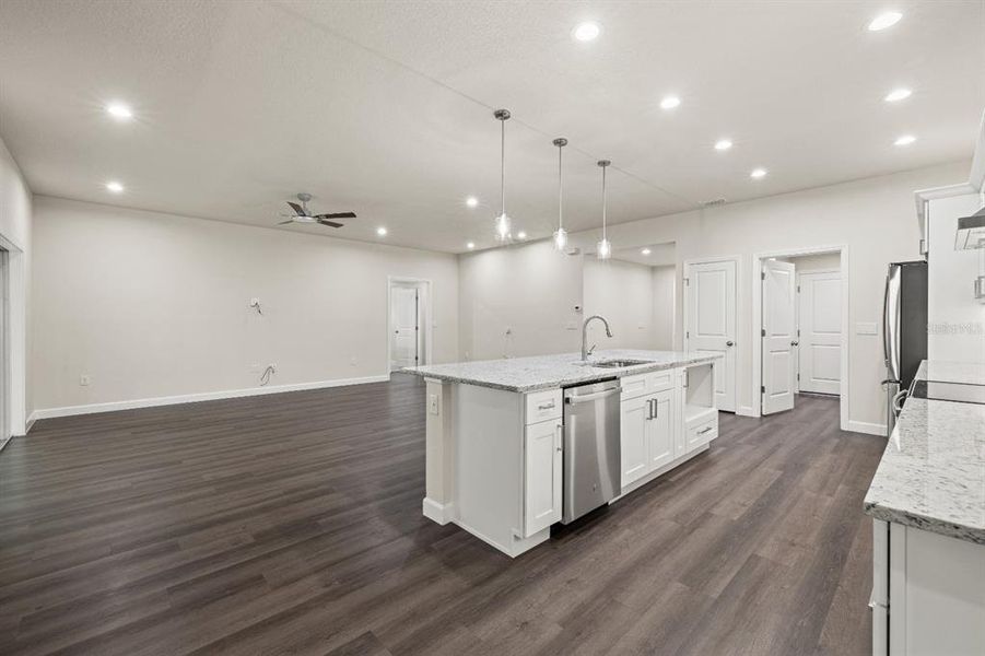 Furnished interior view inside a new home in , San Antonio (Image 11).