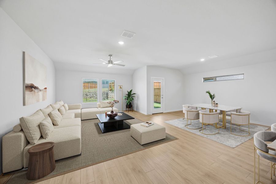 Living room in the Heisman home plan by Trophy Signature Homes – REPRESENTATIVE PHOTO Living room in the Heisman home plan by Trophy Signature Homes – REPRESENTATIVE PHOTO