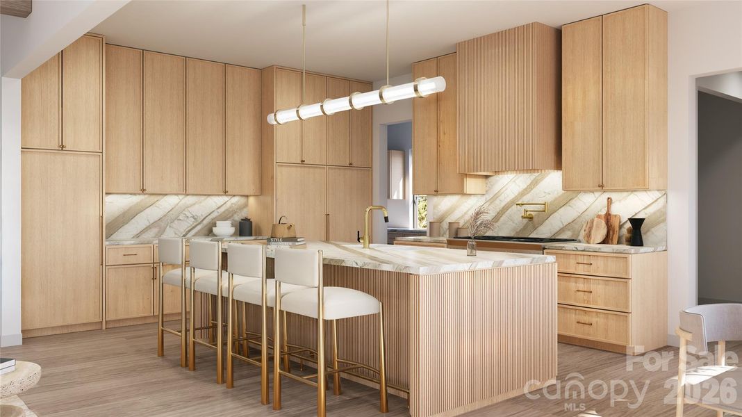 Furnished interior view inside a new home in , Davidson (Image 8).