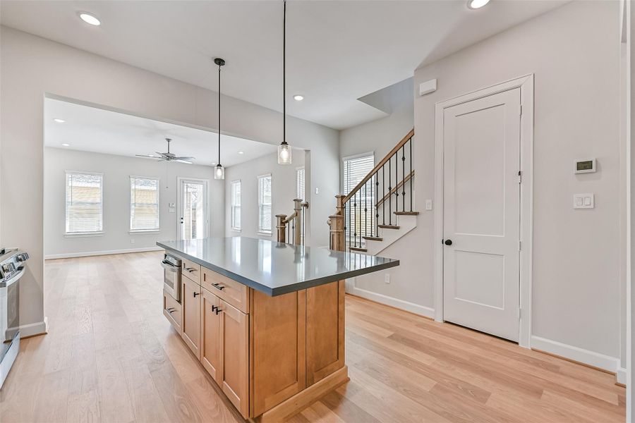 Furnished interior view inside a new home in Pearland Old Townsite, Pearland (Image 13).
