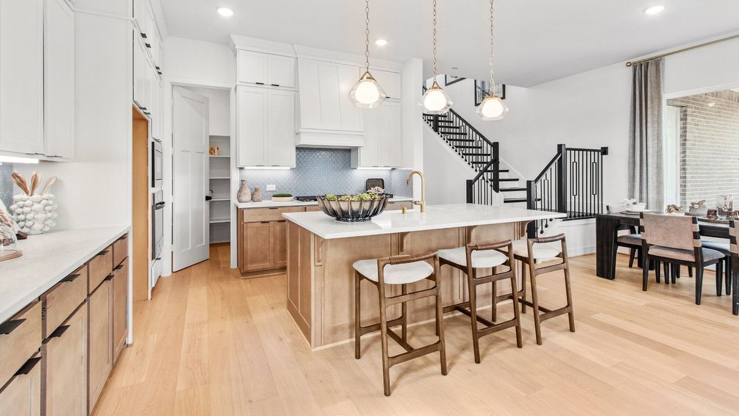 Furnished interior view inside a new home in Easthaven at Bridgeland Central, Cypress (Image 6).