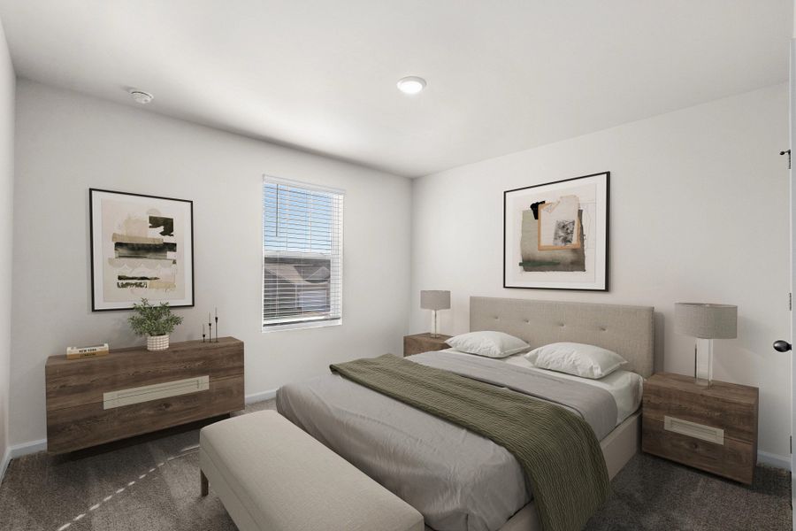 Representative furnished interior of a home built from the Highland by Starlight Homes in Sutton Farms, San Antonio (Image 7).