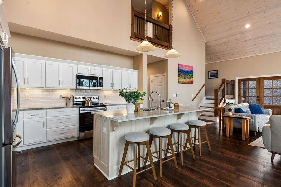 Furnished interior view inside a new home in , Talking Rock (Image 19).