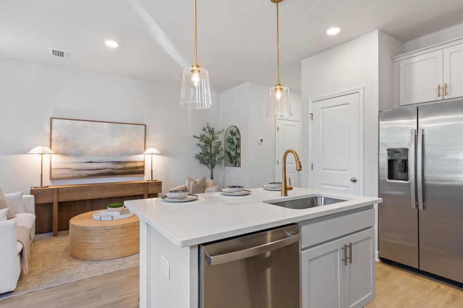 Furnished interior view inside a new home in , Summerville (Image 8).