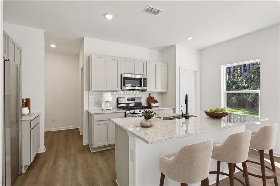 Furnished interior view inside a new home in , Locust Grove (Image 13).