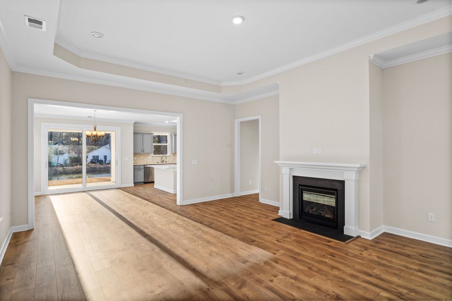 Representative unfurnished interior of a home built from the The Sunset Cove by Chesapeake Homes in Bridgewater - Shorehaven Village, Little River (Image 6).