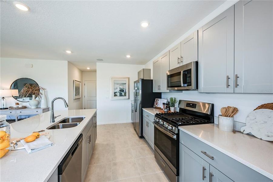 Furnished interior view inside a new home in Waterstone, Groveland (Image 24).