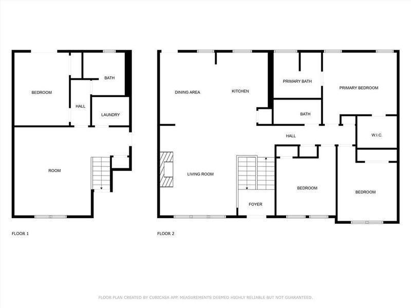 2D floor plan layout of this home in , Villa Rica, GA (Image 3).