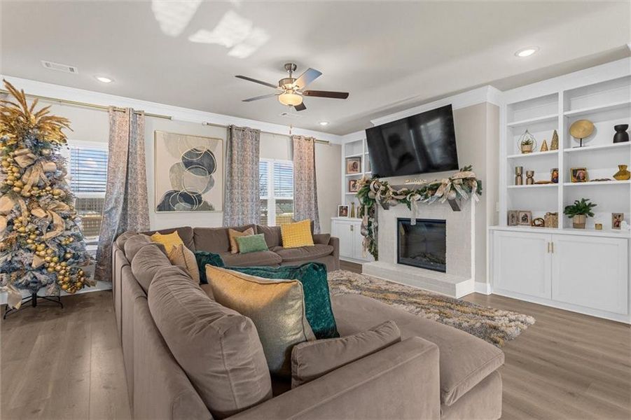Furnished interior view inside a new home in Enclave at Brookside Crossing, Auburn (Image 14).