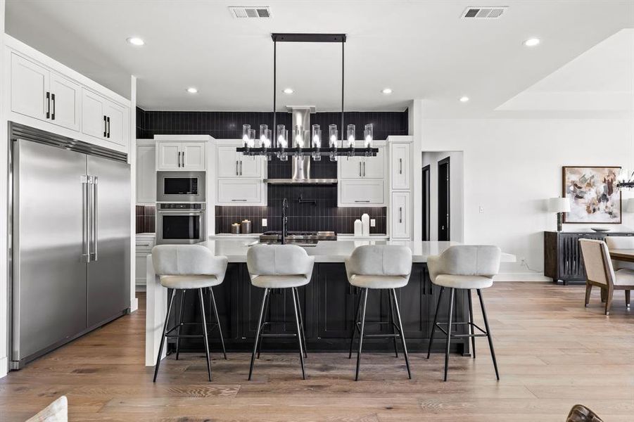 Furnished interior view inside a new home in , Heath (Image 9).