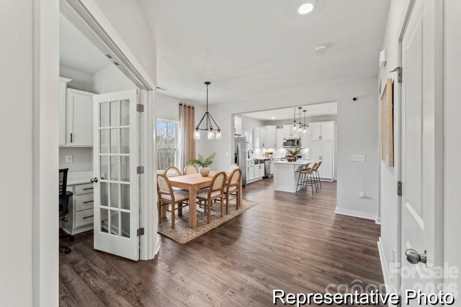 Furnished interior view inside a new home in Eagles Crest, Pageland (Image 10).