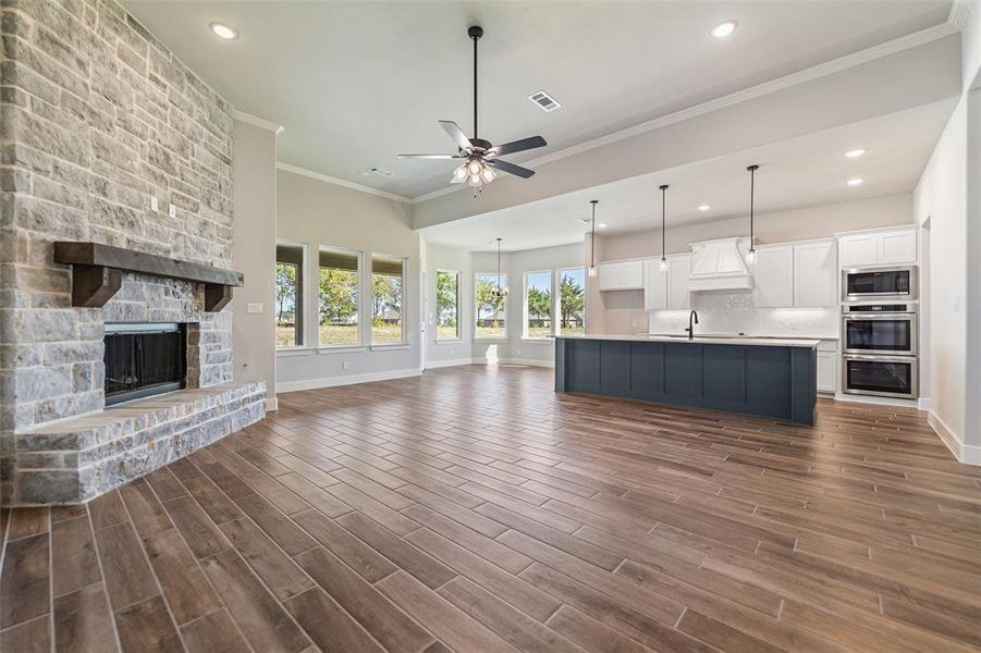 Spacious, unfurnished interior of a new home in Fannin Ranch, Leonard (Image 29). Spacious, unfurnished interior of a new home in Fannin Ranch, Leonard (Image 29).