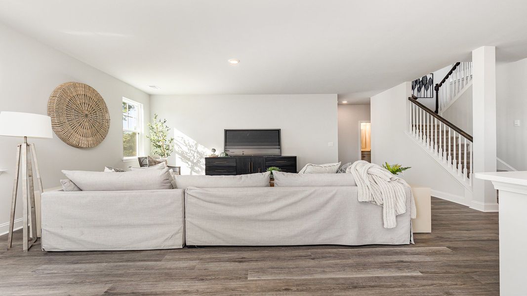 Furnished interior view inside a new home in The Forest at Black Bear, Loris (Image 6).