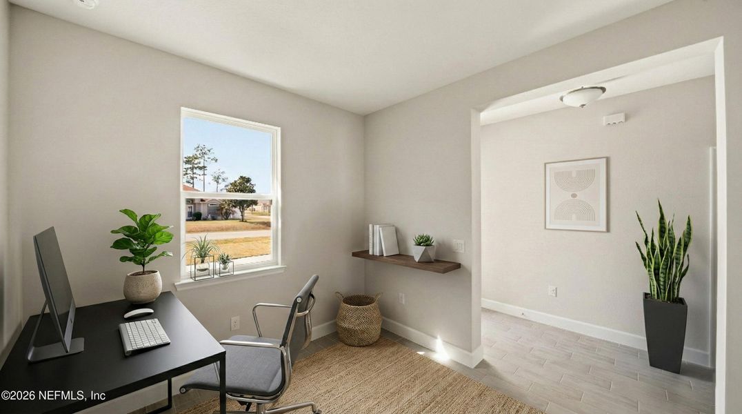 Furnished interior view inside a new home in , Palm Coast (Image 9).