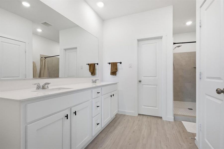 Furnished interior view inside a new home in , Forney (Image 12).