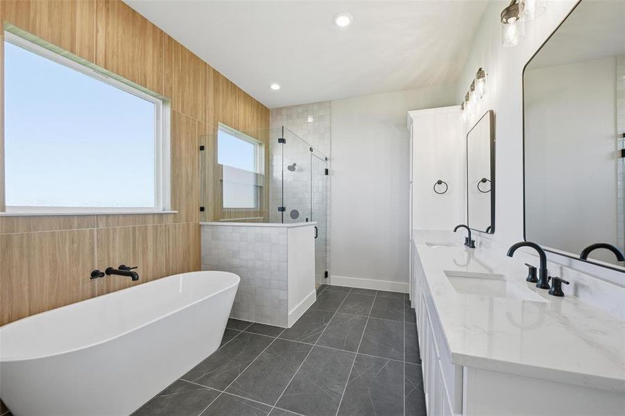 Furnished interior view inside a new home in Aledo Heights - Aledo ISD, Aledo (Image 17). Furnished interior view inside a new home in Aledo Heights - Aledo ISD, Aledo (Image 17).