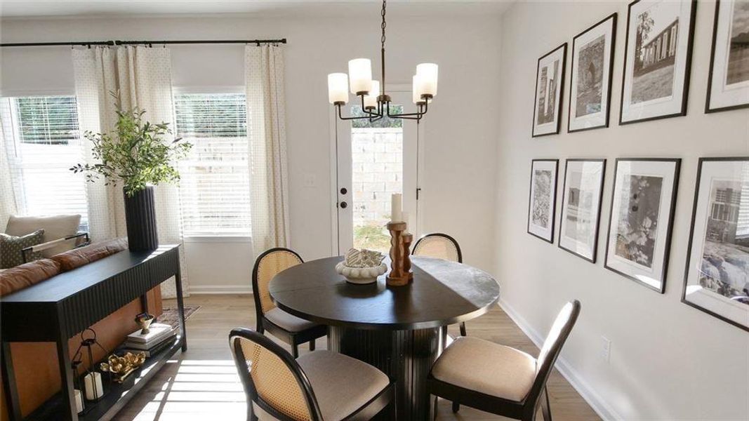 Furnished interior view inside a new home in Johnson Crossing, Cartersville (Image 5).