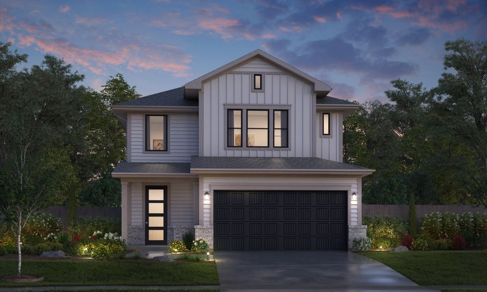 Representative exterior photo of a completed home built from the Bandera by Tricoast Homes in Sunterra 40, Katy, TX (Image 1). Representative exterior photo of a completed home built from the Bandera by Tricoast Homes in Sunterra 40, Katy, TX (Image 1).