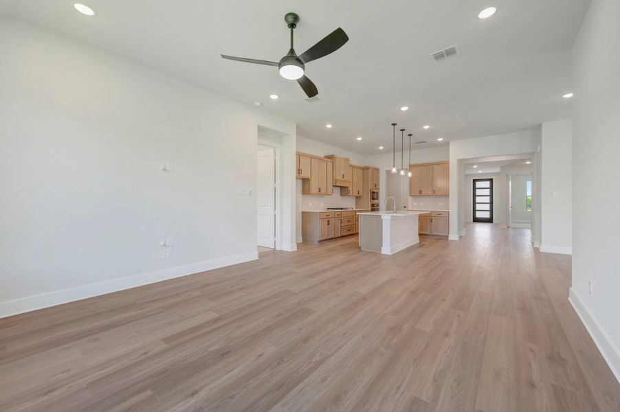 Spacious, unfurnished interior of a new home in Union Park, Little Elm (Image 11). Spacious, unfurnished interior of a new home in Union Park, Little Elm (Image 11).