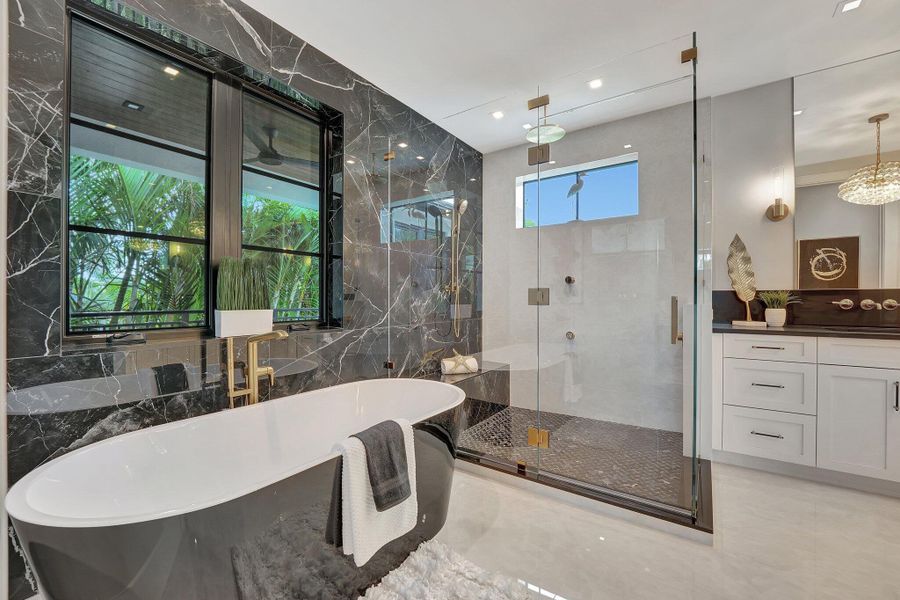 Furnished interior view inside a new home in , West Palm Beach (Image 27).