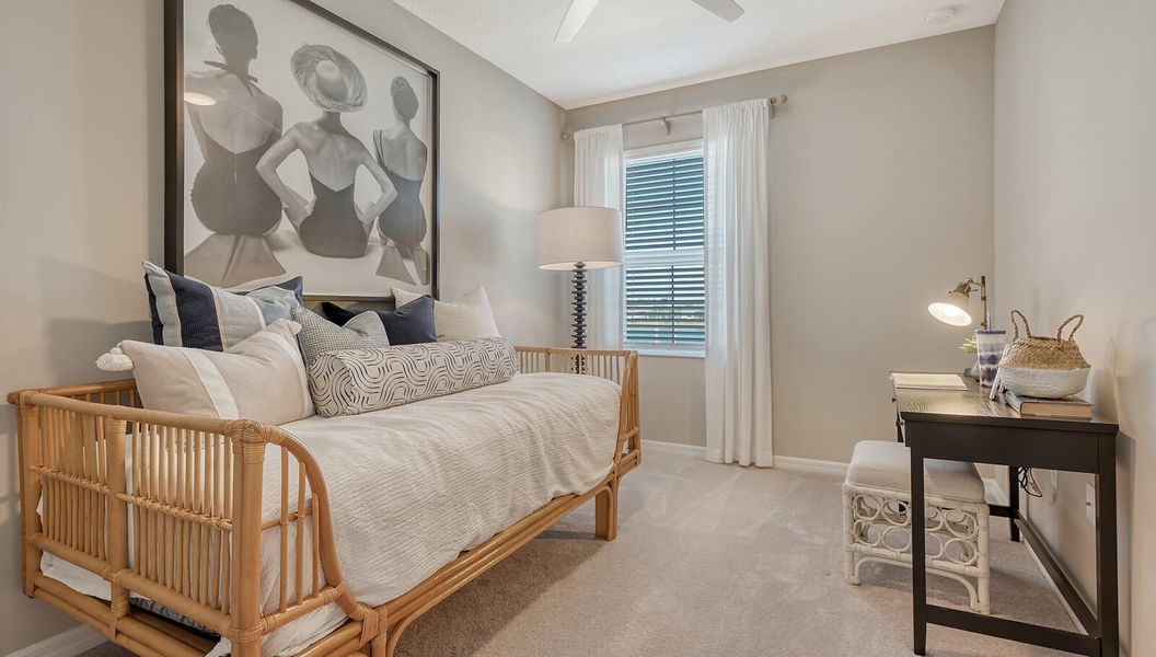 Representative furnished interior of a home built from the Avery by Neal Communities in Grand Park, Sarasota (Image 36).