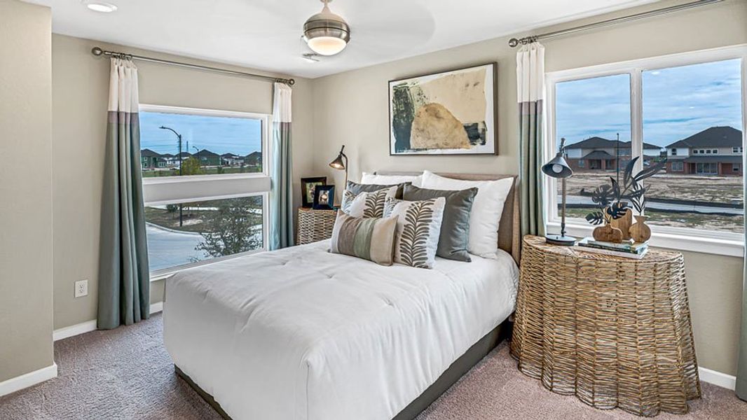Representative furnished interior of a home built from the Portsmouth by Taylor Morrison in Avalon at Cypress 40s, Cypress (Image 25).