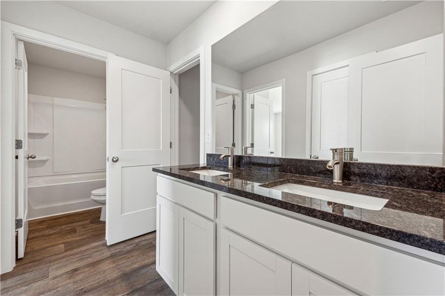 Furnished interior view inside a new home in Conner Springs, Social Circle (Image 2).