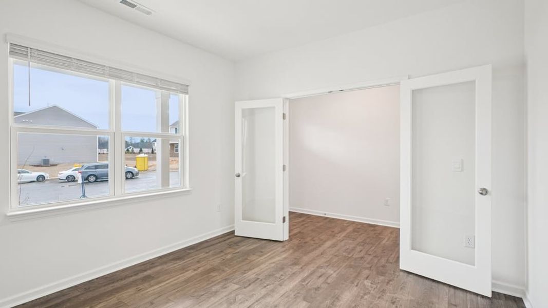 Spacious, unfurnished interior of a new home in The Reserve at Prestleigh, Wake Forest (Image 22). Spacious, unfurnished interior of a new home in The Reserve at Prestleigh, Wake Forest (Image 22).