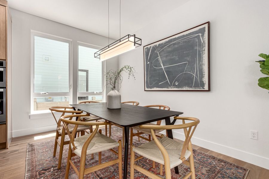 Furnished interior view inside a new home in West Grange, Longmont (Image 11).